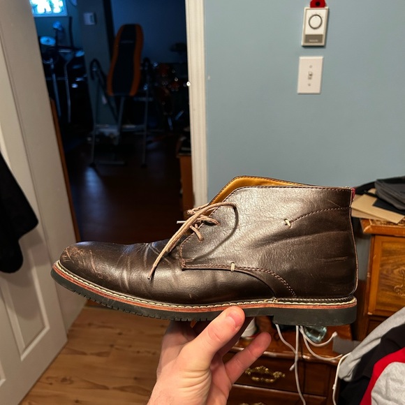 Men’s Denver Hayes leather boots (size 11 US) - Picture 3 of 5